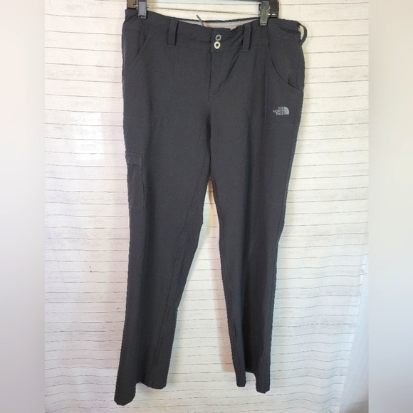 THE NORTH FACE BLACK STRAIGHT LEG PANTS, SZ 12 - Picture 1 of 12